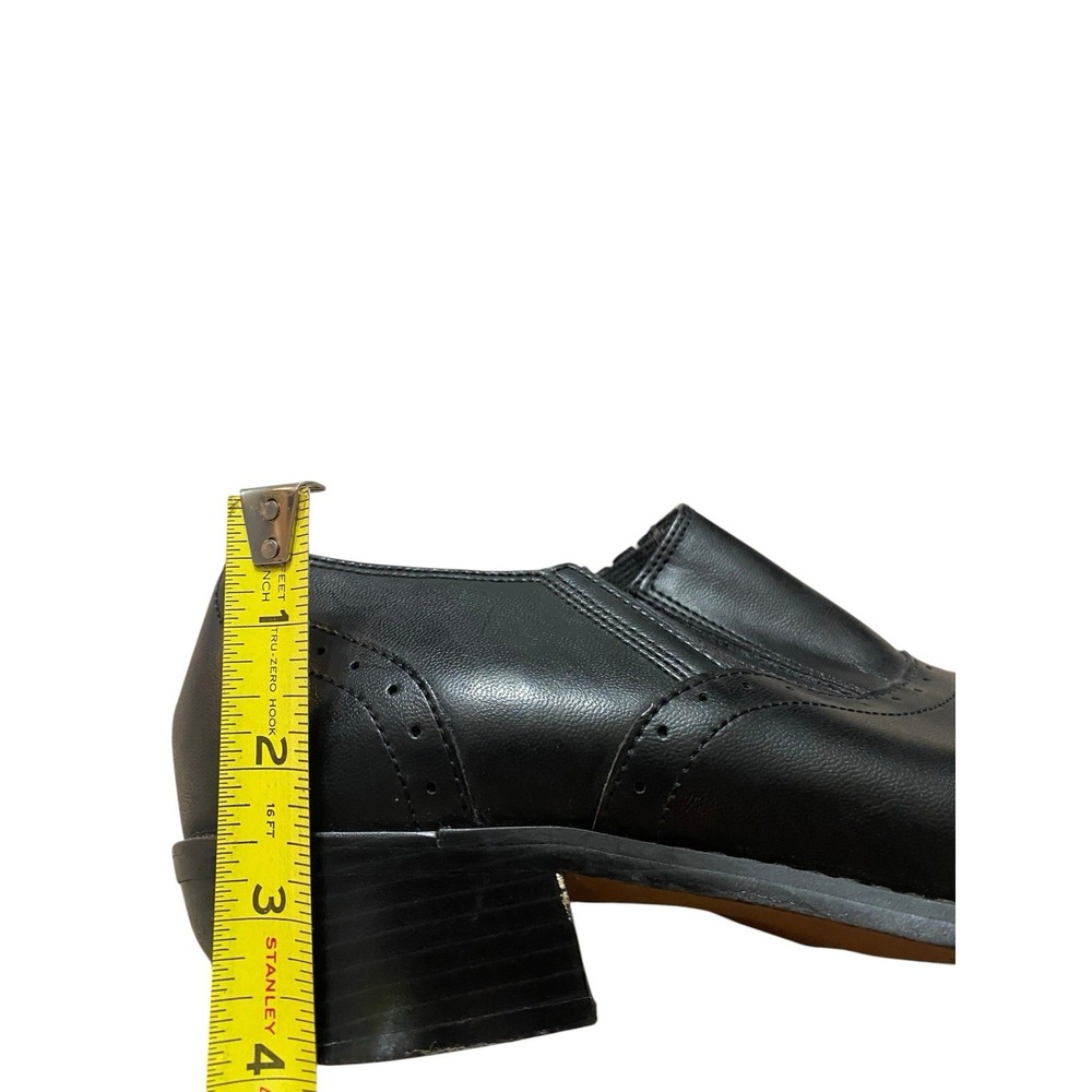 Dingo Women's Size 10M Black Leather Western Ankle Boots Loafers Slip On - Picture 8 of 10